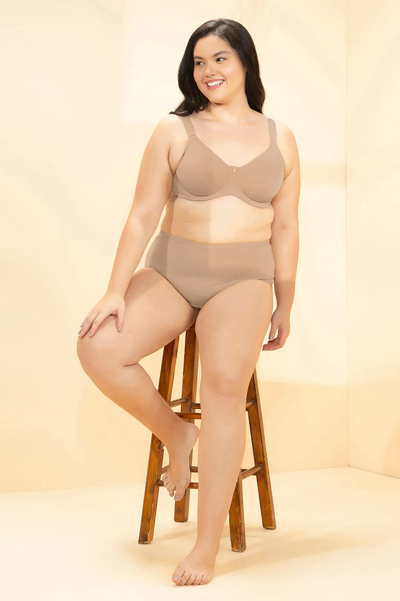 Hazelnut Delight Minimizer Non-Padded Wired Bra - Image 5