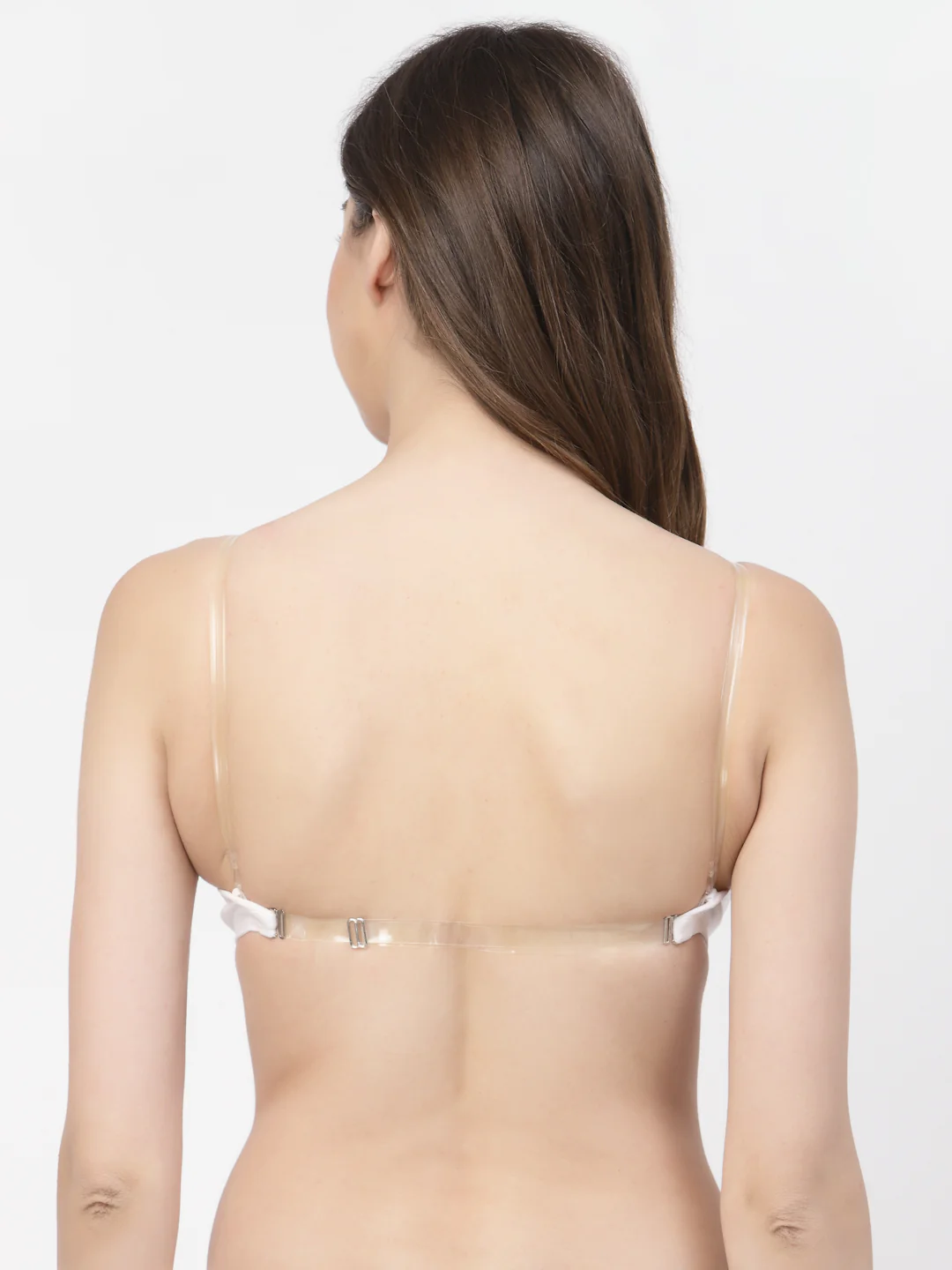 White Convertible Straps T-Shirt Bra Non Padded & Non-Wired Medium Coverage - Image 4