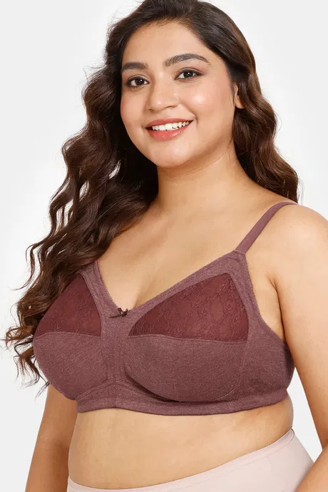 Rosaline Everyday Double Layered Non Wired Full Coverage Super Support Bra - Image 2