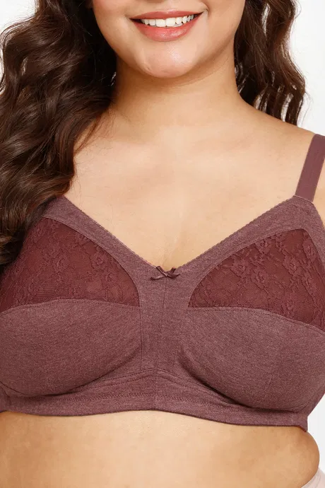 Rosaline Everyday Double Layered Non Wired Full Coverage Super Support Bra - Image 3