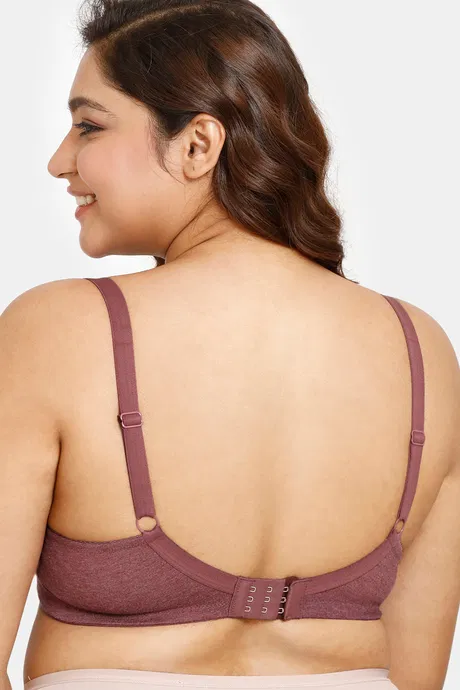 Rosaline Everyday Double Layered Non Wired Full Coverage Super Support Bra - Image 4