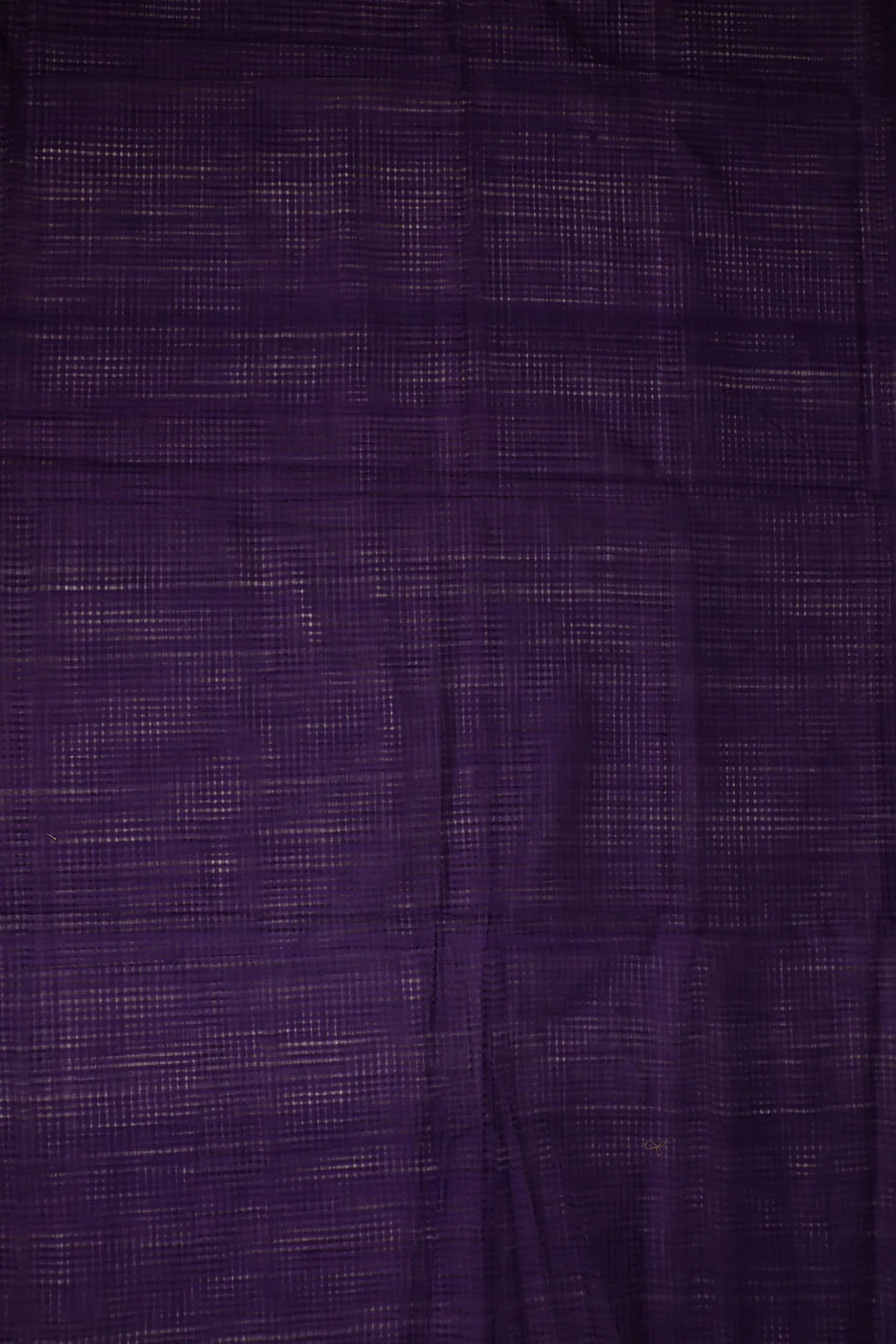 Dark Purple Handwoven Cotton Dupatta - Image 4