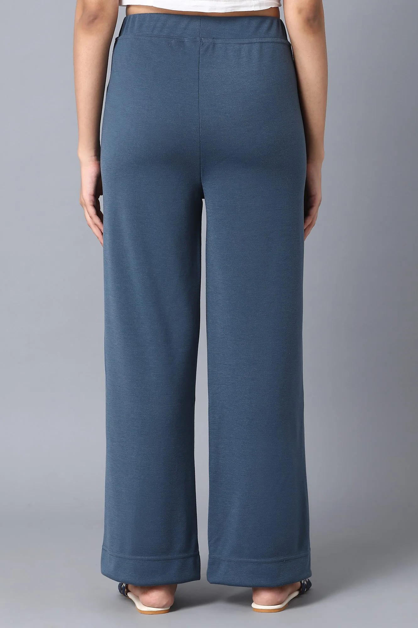 Blue Loose Fit Palazzo - Image 3