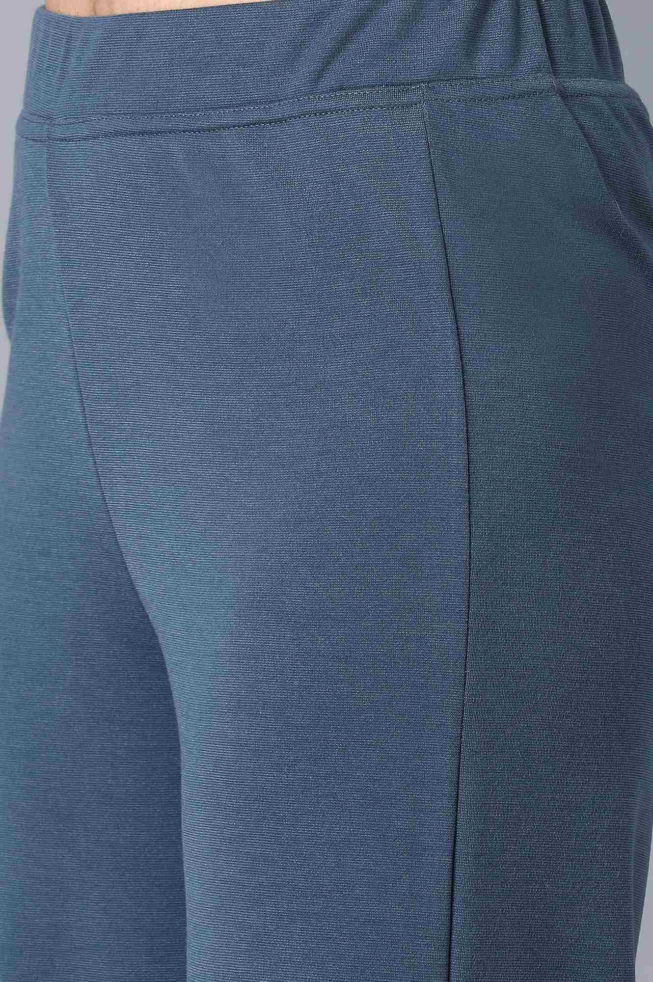 Blue Loose Fit Palazzo - Image 7
